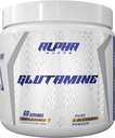 Alfa Supps Pure L- glutamiinijauhe - makuamaton Aminohappo, glutamiiniravintolisä lihasten palautumiseen, Gut & Immuunituki - 60 tarjoilua - 300 grammaa