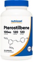 Nutricost Pterostilbene 100mg, 120 kapselia - ei-GMO, gluteeniton