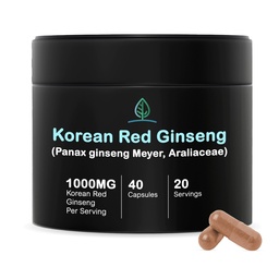 Ginseng kapselit Pure Panax Ginseng täydennysosa ... Vegaani, gluteeniton, non GMO, ei täyteaineita...