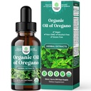 Organic Oregano Oil Drops - Superöljyinen nestemäinen öljy Oregano Carvacrol 60% Digestion & Immuno Support - Liquid Herbal Extract Tincture for Immuuni Strength & Healthy Intestines - 30 ml