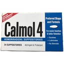 Calmol 4 Peräpukamat Suppositories kanssa rauhoittavia luonnollisia ainesosia, 24 kreivi