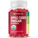 Omena siideri Viinietikka Gummies - Organic ACV-vitamiinit Ruoansulatus, aineenvaihdunta & Gut Support - 60 Count - Vegan, ei-GMO, Gluteenittomat - Herkullinen Maku & Ei Harsh Maku - 1 kuukausi