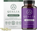 Qualia Life Sciences Bundle Qualia Night & Qualia Senolyyttiset, Science-Backed lisäravinteet syvälle virkistävää uni ja optimaalinen solujen korjaus
