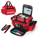 Damero Professional Medical Bag Tyhjä, First Responseer Trauma Bag irrotettava Dividers Home Health Care, EMT, EMS, Red(Bag VAIN)