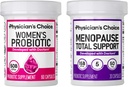 Lääkärin valinta Yhteensä Naisten vaihdevuodet Tuki Bundle - Naisten Probiootti 60ct + Menopause Probiootti 30ct