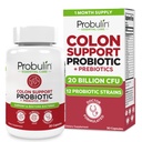 Probulin Colon Support Probiotic Supplement, Daily Gut, Ruoansulatuskanavan, ja Immuno Health Probiootit Kapselit miesten ja naisten, 20 miljardia PMY, Vegan, 30 Count Bottle