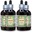Anamu (Pevitria Alliacea) Glyseriitti, kuivattu yrtti Alkoholiton nesteuute (Brandin nimi: HerbalTerra, ylpeästi valmistettu Yhdysvalloissa) 4x4 fl.oz (4x120 ml)
