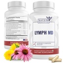 Lymph MD - Lymphatic Drainage Supplement - kanssa Bromelain, Echinacea, Burdock Root, Voikukka, Rutin, Kelp & More - Lymph System Tuki naisille ja miehille - 60 kapselia