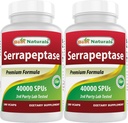 Best Naturals Serrapeptaasi 40000 SPUS 180 kapselia (180 kpl (Pakki 2))