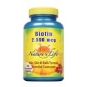 Nature's Life Biotin 2500mcg 