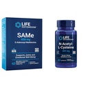 Life Extension Sama 400 mg & N-asetyyli-L-kysteiini 600 mg - 60 Count Liver, Joint & Immuuni tuki