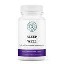 Sleep Well Rauhoittava & Rentouttava Tuki Formula - Tehokas Blend kanssa Magnesium, L-Theanine, GABA, ja Melatoniini - parantaa rentoutumista + Edistää Terve uni kuvioita - 60 kapselia