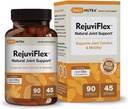 RejuviFlex - Natural Joint Supplement w/AprosFlex Boswellia AKBA, Turmeric Curcumin, Piperine & White Willow Bark - for Function of Hands, Polvet, Overall Joint Health (90 kapselia)