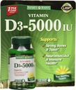 Luonnon Bounty-vitamiini D3 5000 IU, 300 Softgelia