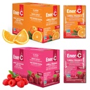 Ener-C Oranssi & Vadelma Multivitamiini juoma Mix jauhe C 1000 mg & Elektrolyyttejä Real Fruit Juice Natural Energy & Immuuni tuki naisille ja miehille - ei-GMO Vegaani & Gluteeniton - 60