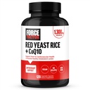 FORCE FACTOR Red Yeast Rice + CoQ10-lisä antioksidanttien, ei-muuntogeenisten organismien, vegan-ystävällinen, Premium laatu, 120 kapselia