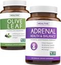 Olive Leaf Extract & Adrenal Support (4-Kuukauden tarjonta) Zen & Vigor Bundle Olive Leaf Extract (120 kapselia) Super Strength & Adrenal Support (120 capules) Tehokas lisätuki - Säilytä tasapaino