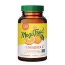 MegaFood Complex C - Vegaani-immuunilisä C-vitamiinilla 250 mg, valmistettu todellisella ruoalla mukaan lukien appelsiini, karpalo ja ruskea riisi, gluteeniton, Kosher - 30 tablettia, 30 tarjoilua