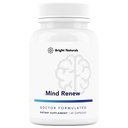 Mind Renew - Made in the USA - Brain Supplement for Memory and Focus - Tuki elinvoimaa ja energiaa, 60 kapselia