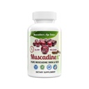 USA Muscadine Quercetin, Ellagic Acid, Resveratrol, Myricetin, Kaempferol & BioPerine - Time Release Kapselit Extra Biosability - Vegan - Non GMO - Gluten Free - Made in USA