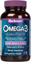 Bluebonnet Nutrition Omega-3 Kosher Fish Oil, Natural Triglyseride Form, Gluteeniton, Dairy-Free, Kosher Certified, Ei-GMO, 3rd Party Tested, Molekyylisesti Tislattu, 120 Kasvissyöjä Softgel, 60