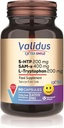 VALIDUS Extra Smile 5- HTTP 200 mg + L- Tryptofaani 200 mg + Sam-e 400 mg 30 kapselia (Vcaps Plus)