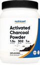 Nutricost Aktiivinen hiilihiilijauhe 1lb - Food Grade Powder, Hammastahna, Facemask, Odor Control, kasvissyöjä, Gluteeniton, ei GMO:ita