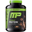 MusclePharm Combat Protein Powder, Chocolate Milk Flavor, polttoaineet Lihakset tuotteliaisiin harjoituksiin, 5 proteiinilähteet mukaan lukien Whey Protein Isolate & Egg Albumin, Gluteeniton, 4,2 lb, 52 Tarjoukset