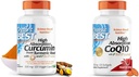 Doctor's BEST DBB-00107 High Absorptio Kurkumaa kurkumaa kurkumaa kurkumasta, jossa C3 Complex & BioPerine 500 mg & High Absorptio CoQ10, jossa BioPerine, Gluteeniton, luonnollisesti fermentoitu, Heart Health