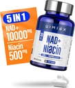 NAD+ Supplement 1000 mg & Niacin(Vitamin B3) 500 mg, Nad Plus Boosting Supplement for Woman and Man, Nikotinamidi Ribosidi (NR) tukee anti-aging, energia, aivot, lihas, ei-GMO, Gluteenittomat,74