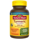 Nature Made Extra Strength Turmeric Curcumin with Black Pepper, 1000mg Turmeric Extract per tarjoilu (vakioitu 95% Curcuminoids), tukee terve tulehdus vastaus, 60 kasvissyöjä kapselit