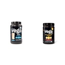 Vega Premium Sport Protein Vanilla Protein Powder, Vegan, Non GMO & Sport Pre-Workout Energizer, Strawberry Lemonade - Pre workout Powder