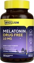 Melatoniini 10 mg, luonnollinen mansikkamaku, helposti sulatettu, yö lepo, mielen rauhallisuus, 90 välipalaa