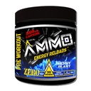 AMMO ® Energy ReloadsTM Pre Treenout Powder - 300mg Kofeiini Zero Sugar Vital Aminos ja Electrolytes Ei tekomakuja tai värejä (Berry Blast)
