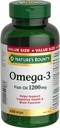 Luonnon Bounty Omega-3 1200mg 200 count