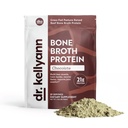 Tri. Kellyann Keto Bone Broth Protein Powder Chocolate - Protein 21g, 2g Net Carbs - Grass Fed Hydrolyzed Collagen - Sokeri, Gluteenittomat ja maitotuotteet, Paleo, Keto Protein Shakes (30 tarjoilua)