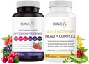 Naisten hyvinvointi Duo - 4-in-1 Health Complex & Antioksidantti Supplement for Hormonal Balance,Skin & Energy,Menopause & Immuuni tuki-vegan kapseli