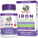 MaryRuth Organics Iron Gummies for 14+ kanssa C-vitamiinia imeytymistä ... Sokeriton...