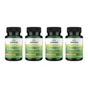 Swanson Bacillus Coagulans - Natural Probiotic Supplement Supporting Digestive Health w/ 6 Billion PMY - Saattaa tukea GI & koko Gut Health - (60 kasviskapselit) 4 pakkaus